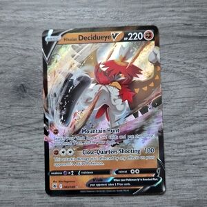 Hisuian Decidueye V #83 Pokemon Astral Radiance Holo Card